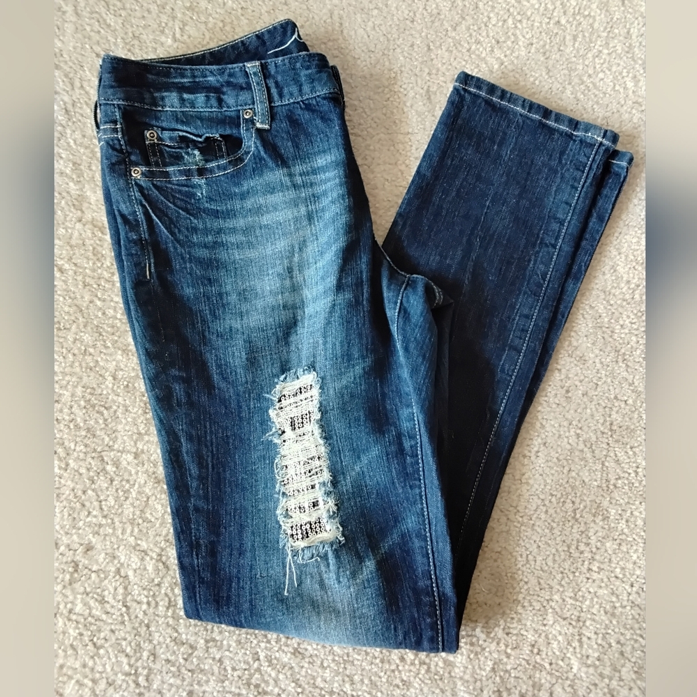 INC Distressed Skinny Jeans